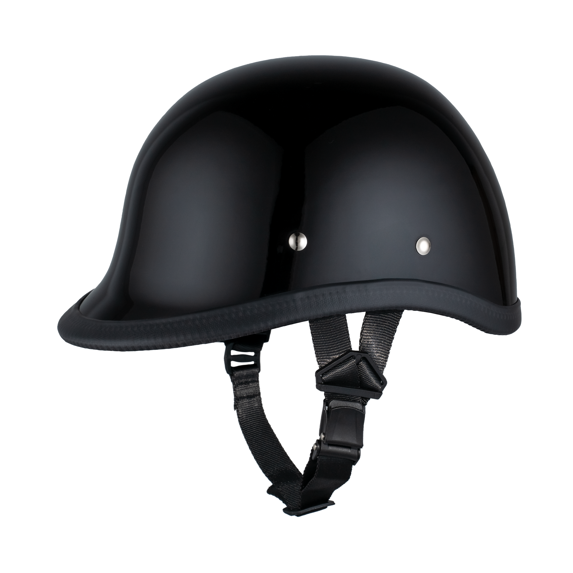 custom novelty motorcycle helmets Novelty Hawk- Hi-Gloss Black M