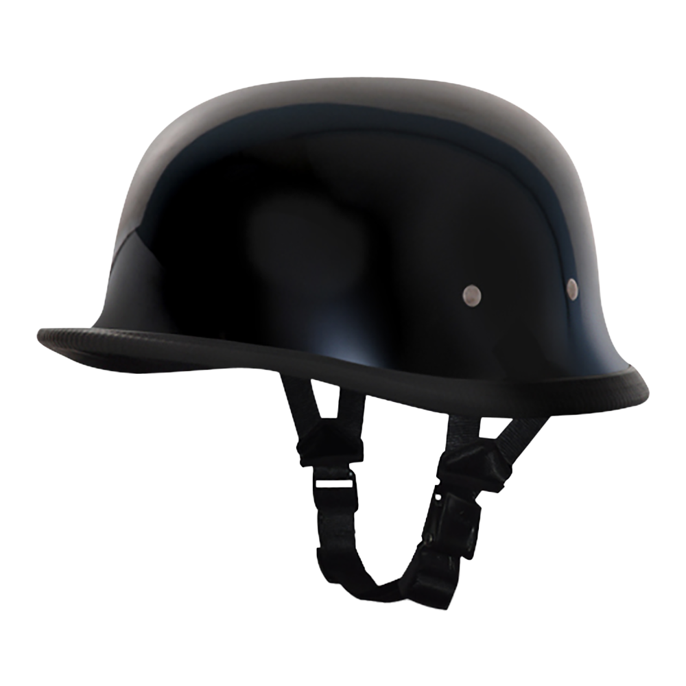 Novelty German- Hi-Gloss Black – Extreme Biker Leather