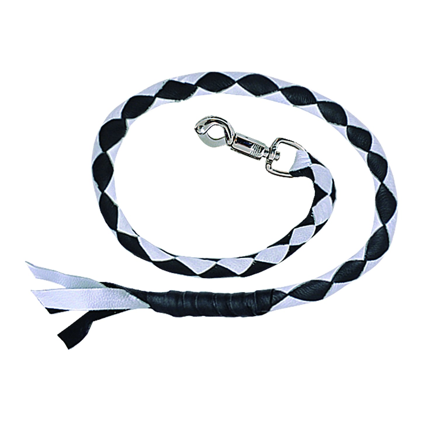Black & White Biker Get Back Whips