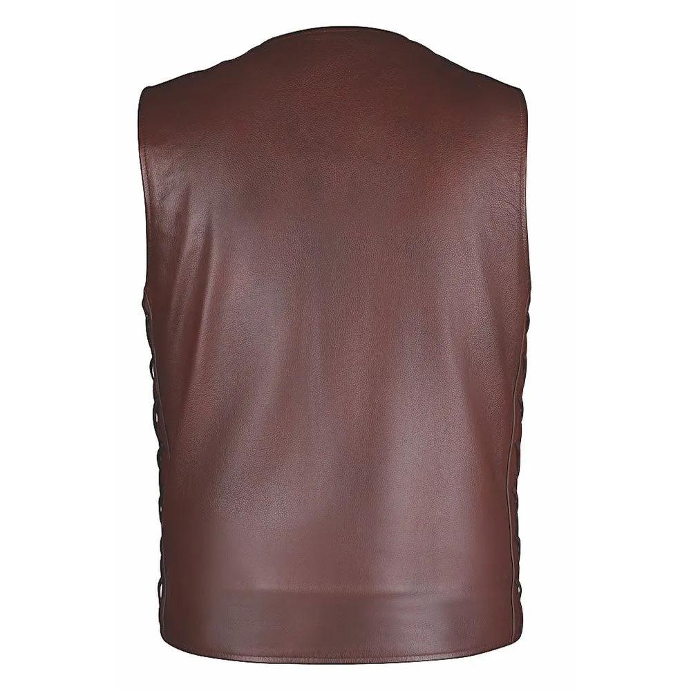 Denver - Mens Premium Leather Vest
