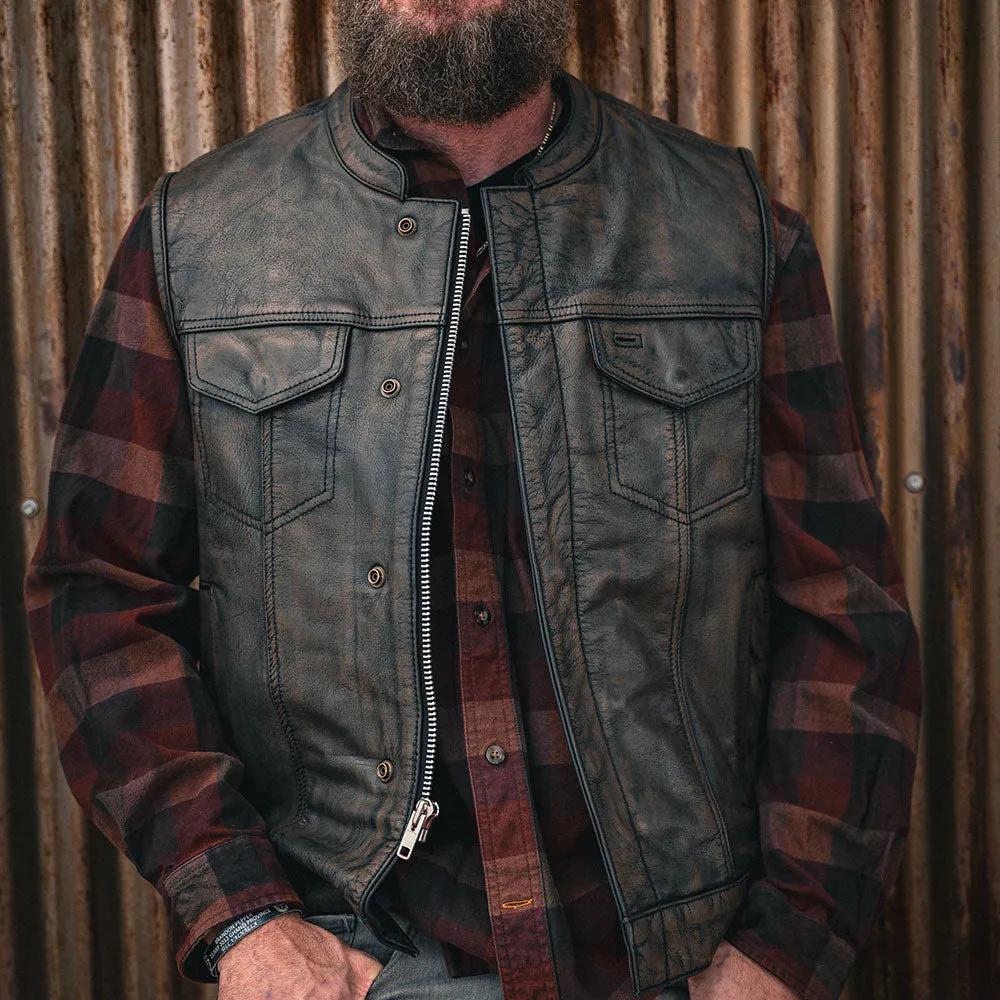 Spearfish - Mens Brown Club Vest