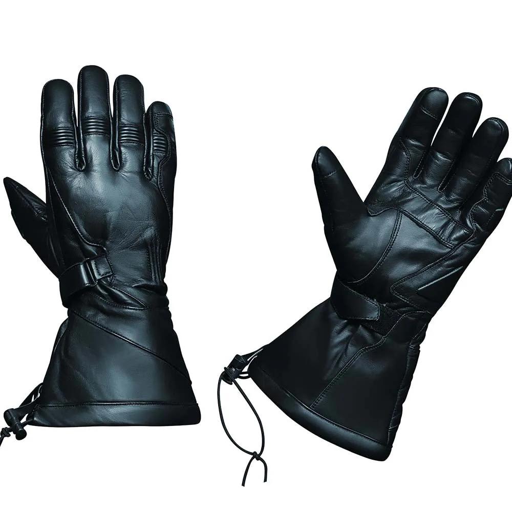 Mens Gauntlet Leather Gloves