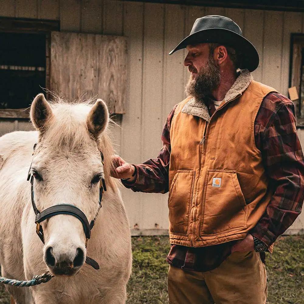 Frontier - Mens Premium Leather Cowboy Hat