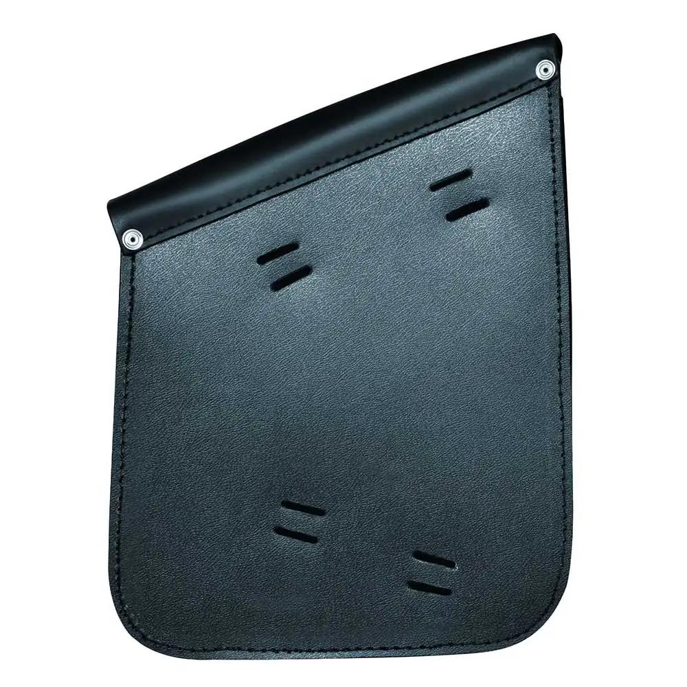 Black - Right Side Leather Swing Arm Bag