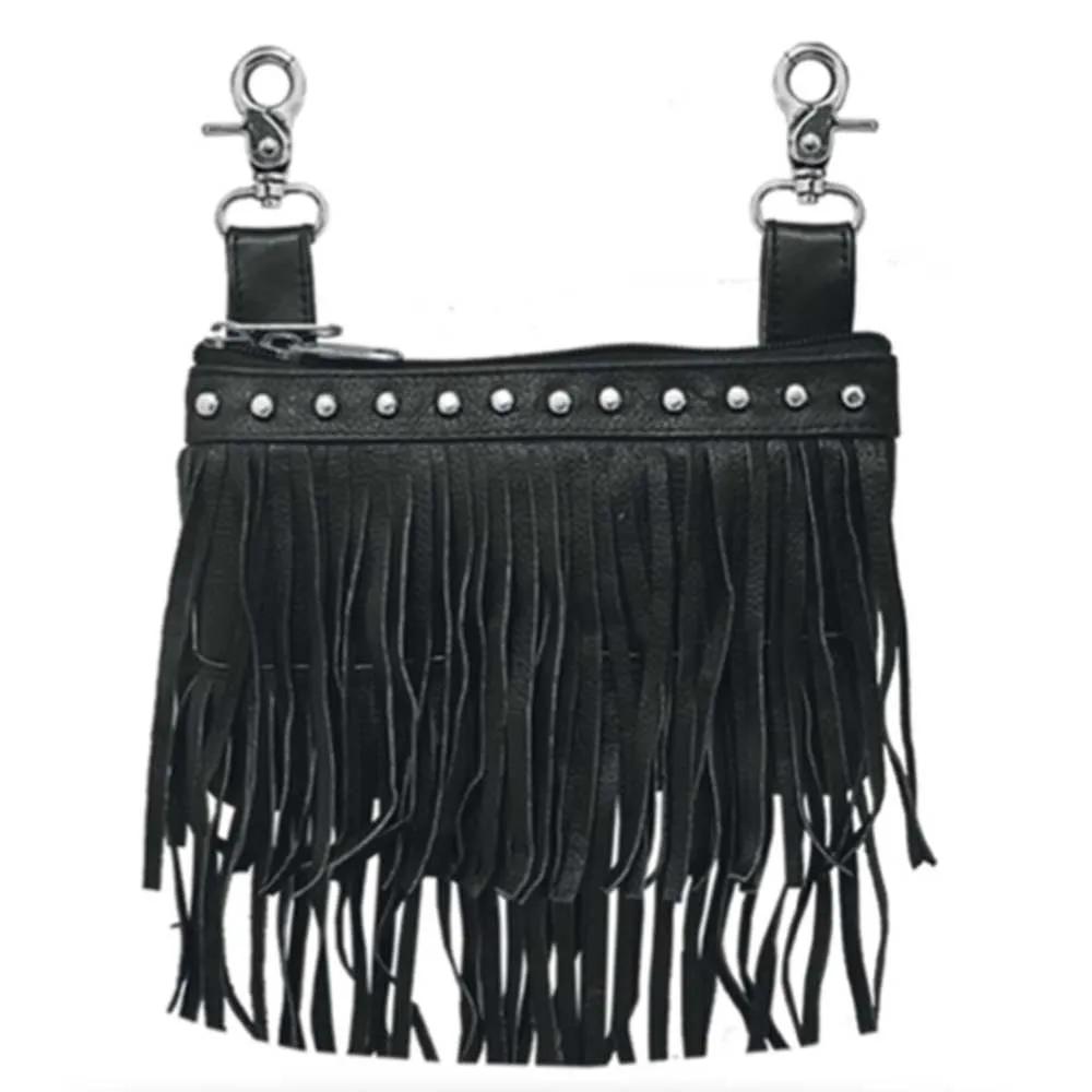 Street Rider Ladies Cowhide Clip-On Bag