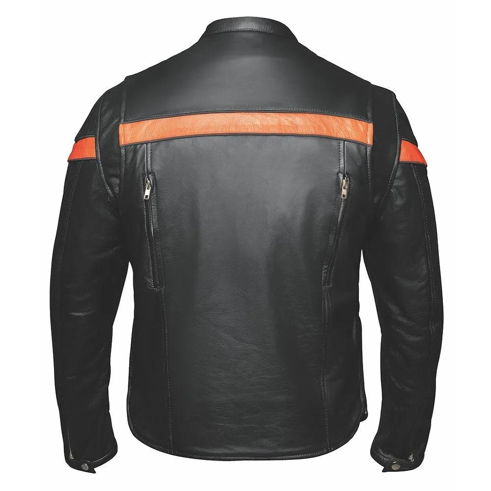 Blaze - Men's Premium Leather Motorcycle Jacket