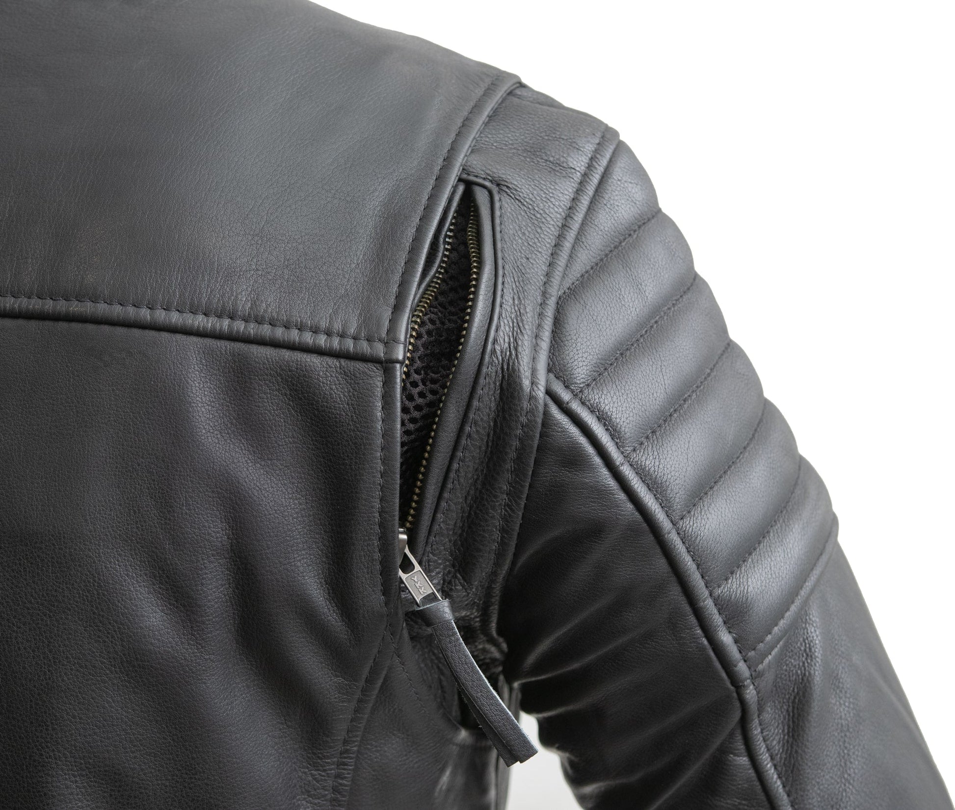 Commuter Men's Motorcycle Leather Jacket Men's Leather Jacket First Manufacturing Company   