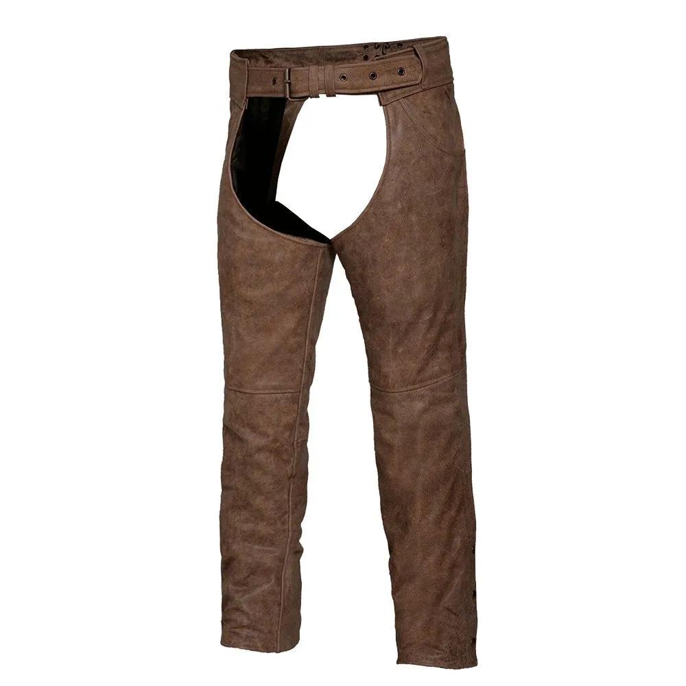 Drifter - Unisex Brown Jean Pocket Chaps