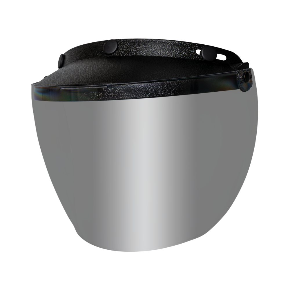 Flip Up Visor- Mirror – Extreme Biker Leather