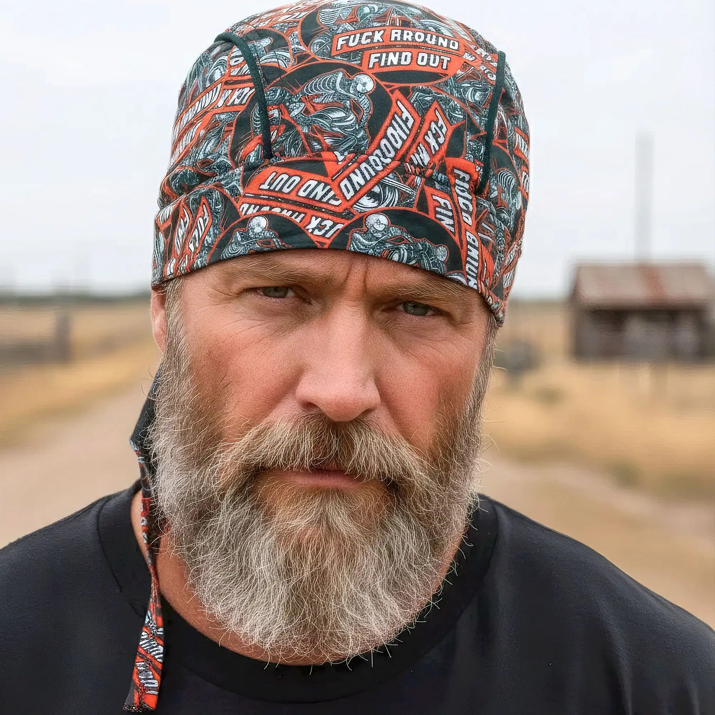 Hot Leathers Fuck Around Find Out Lightweight Headwrap HWH1123