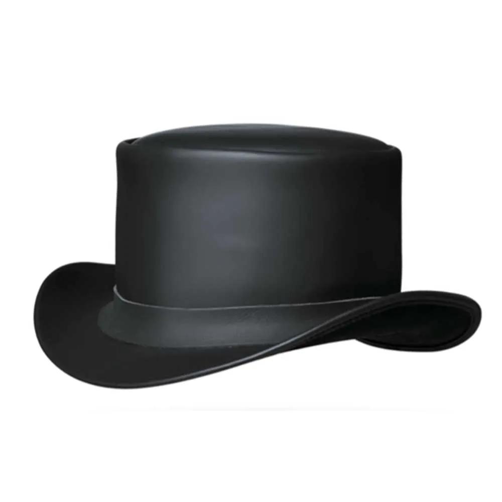Mad Hatter - Mens Premium Leather Top Hat