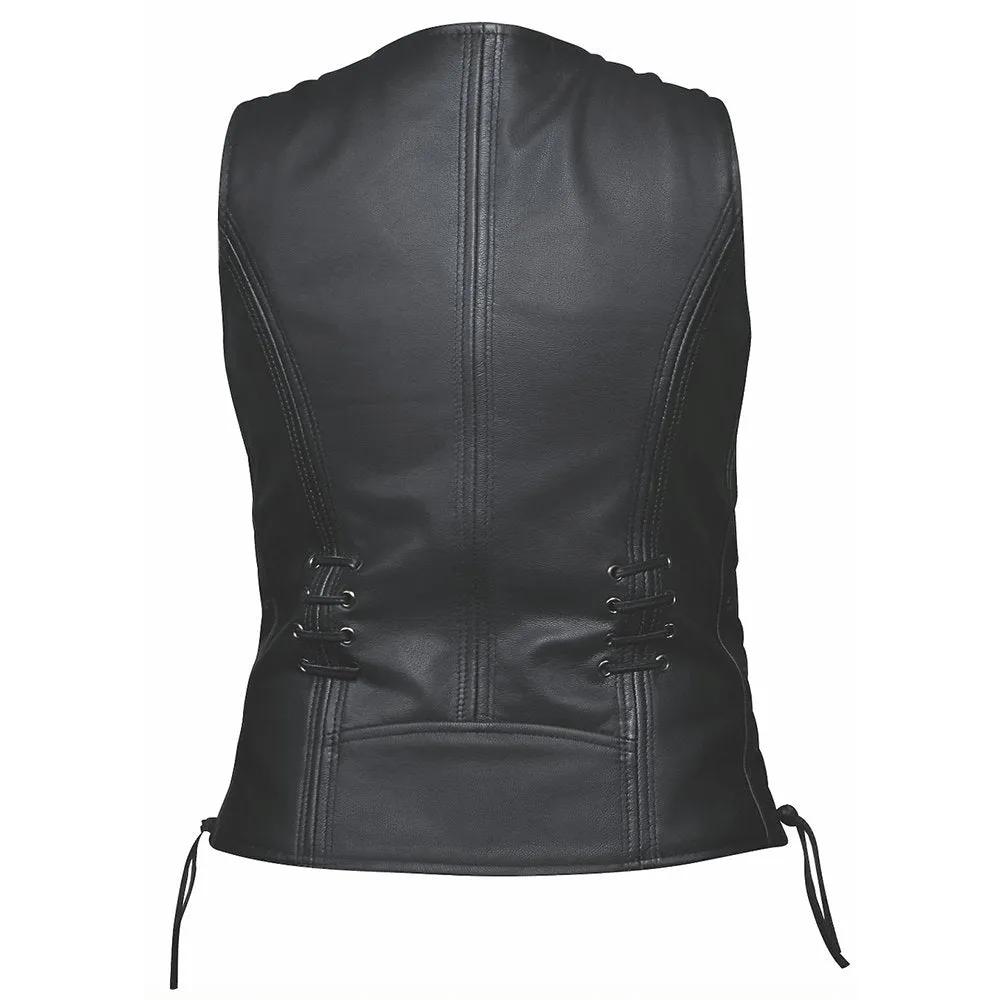 Rebel Lace - Ladies Premium Leather Vest
