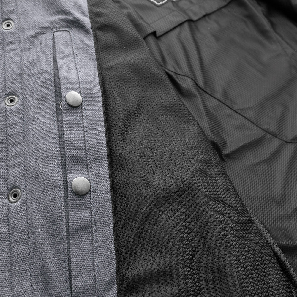 The Moto Shirt - Recycled Canvas  First Manufacturing Company   