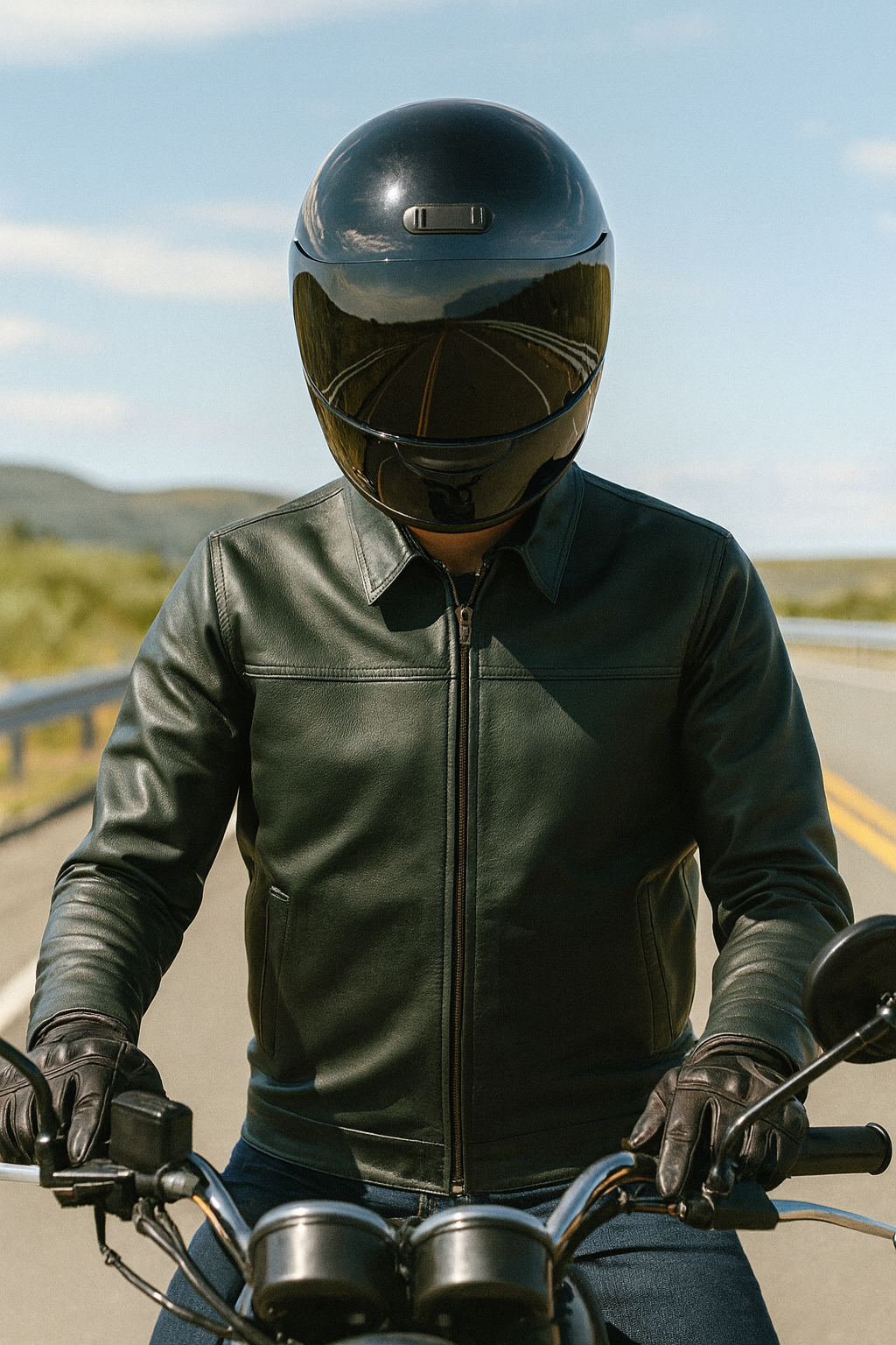 James - Premium Men's Leather Motorcycle Jacket