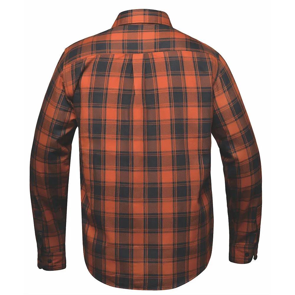 TW211.00 - Mens Black and Brown Flannel Shirt