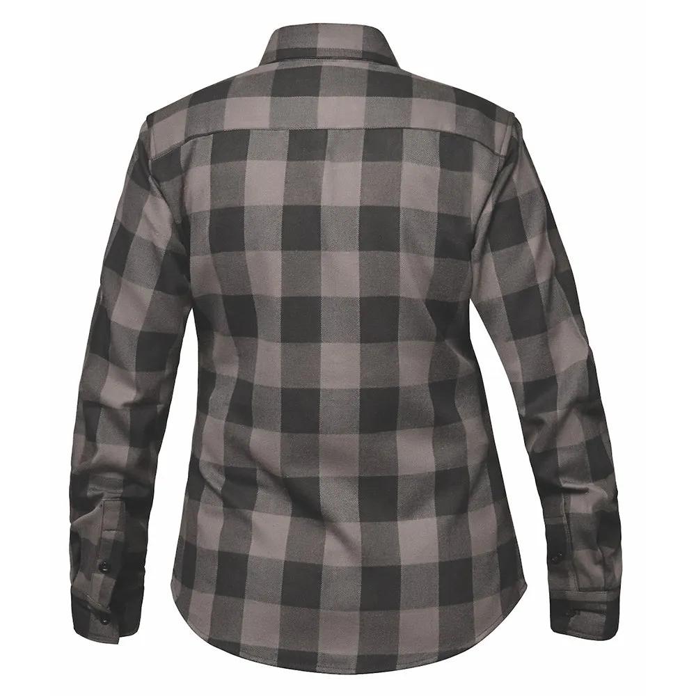 Ashwood - Ladies Black & Gray Armored Flannel