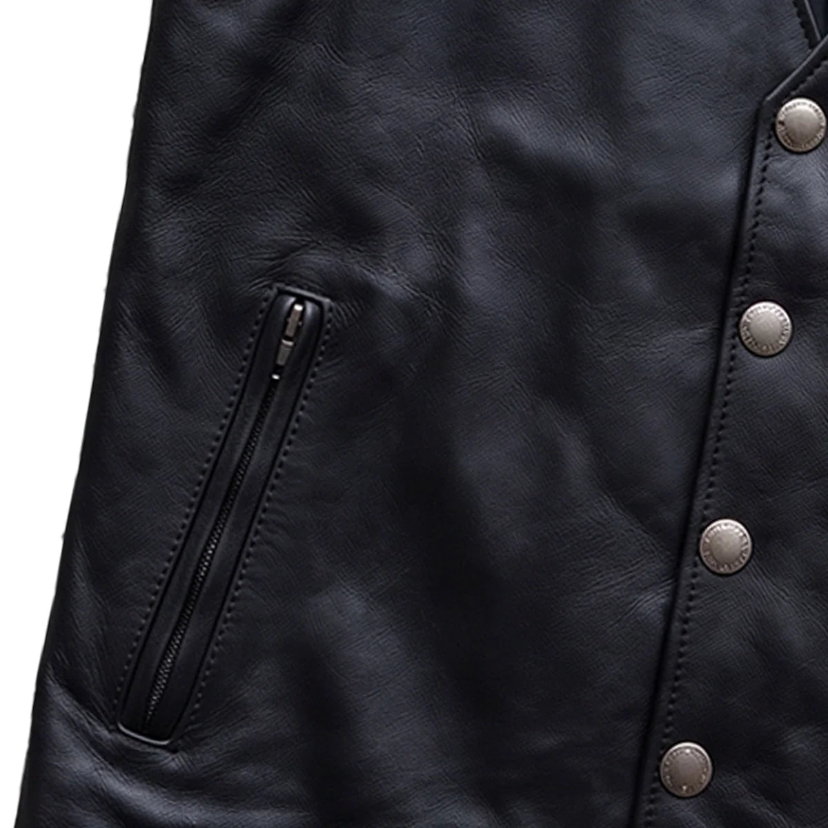 Santa Fe - Men's Premium Leather Motorcycle Vest
