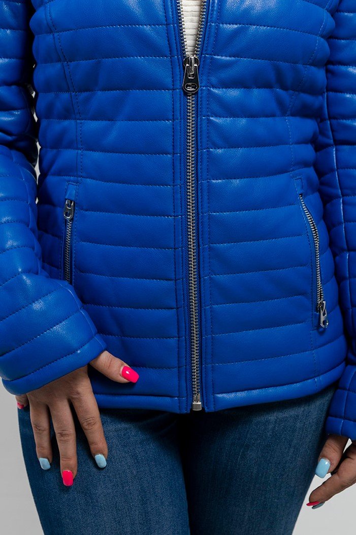 Skylar Women's Vegan Faux Leather Jacket (POS) Women's Fashion Leather Jacket Whet Blu NYC   