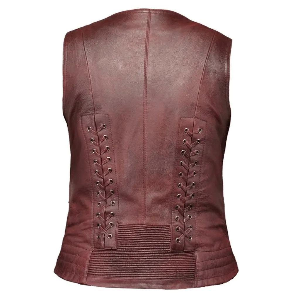 Wicked Tread - Ladies Premium Leather Vest