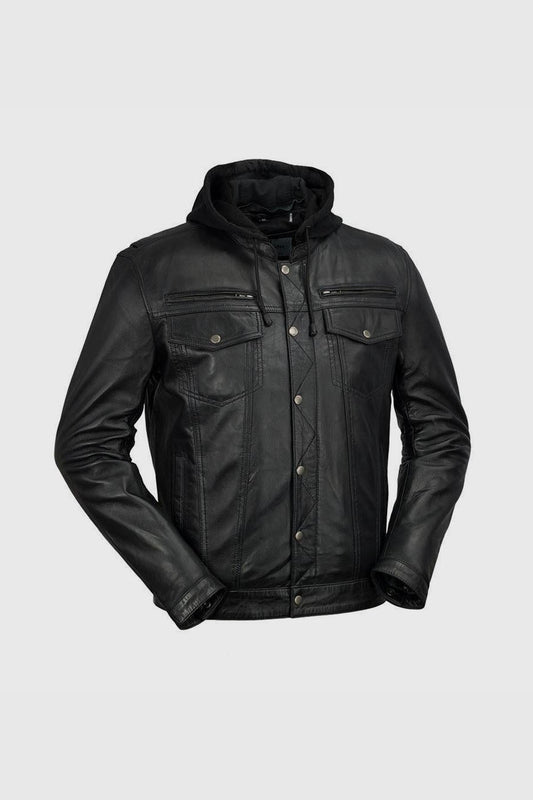 Axel Men's Fashion Leather Jacket (POS) Men's Leather Jacket Whet Blu NYC XS  