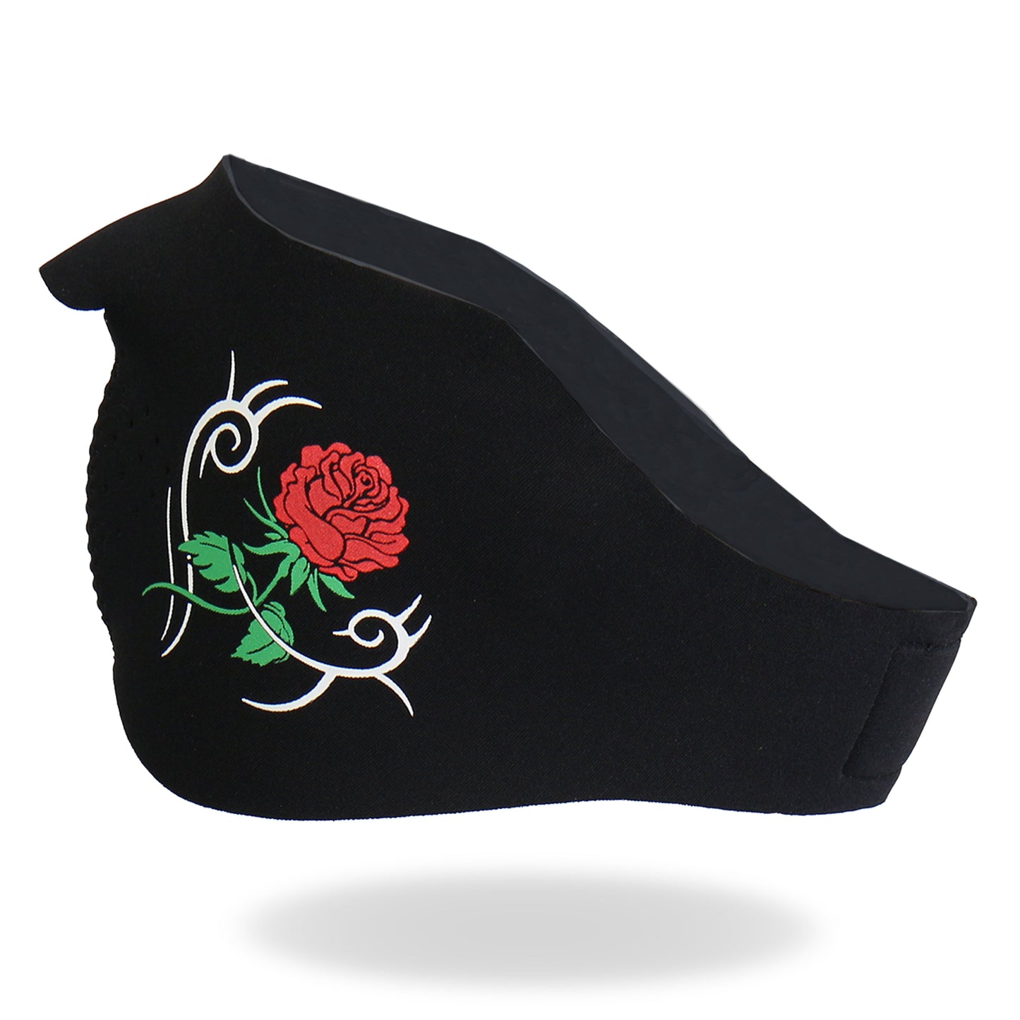 Hot Leathers FMB1003 Ladies Tribal Rose Neoprene 1/2 Face Mask