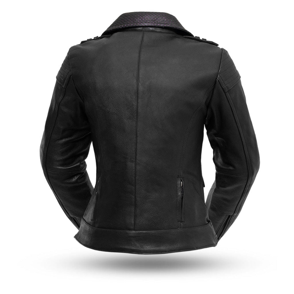 Iris - Women's Motorcycle Leather Jacket Women's Leather Jacket First Manufacturing Company