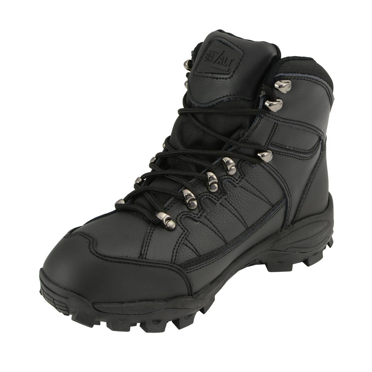 Bazalt MBM9128 Men’s Black Waterproof Frost-Proof Leather Lace-Up Work Boots