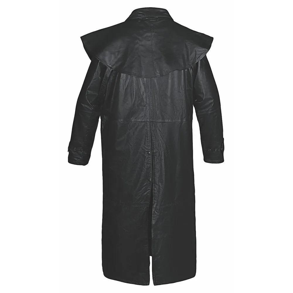 Mens Premium Leather Duster