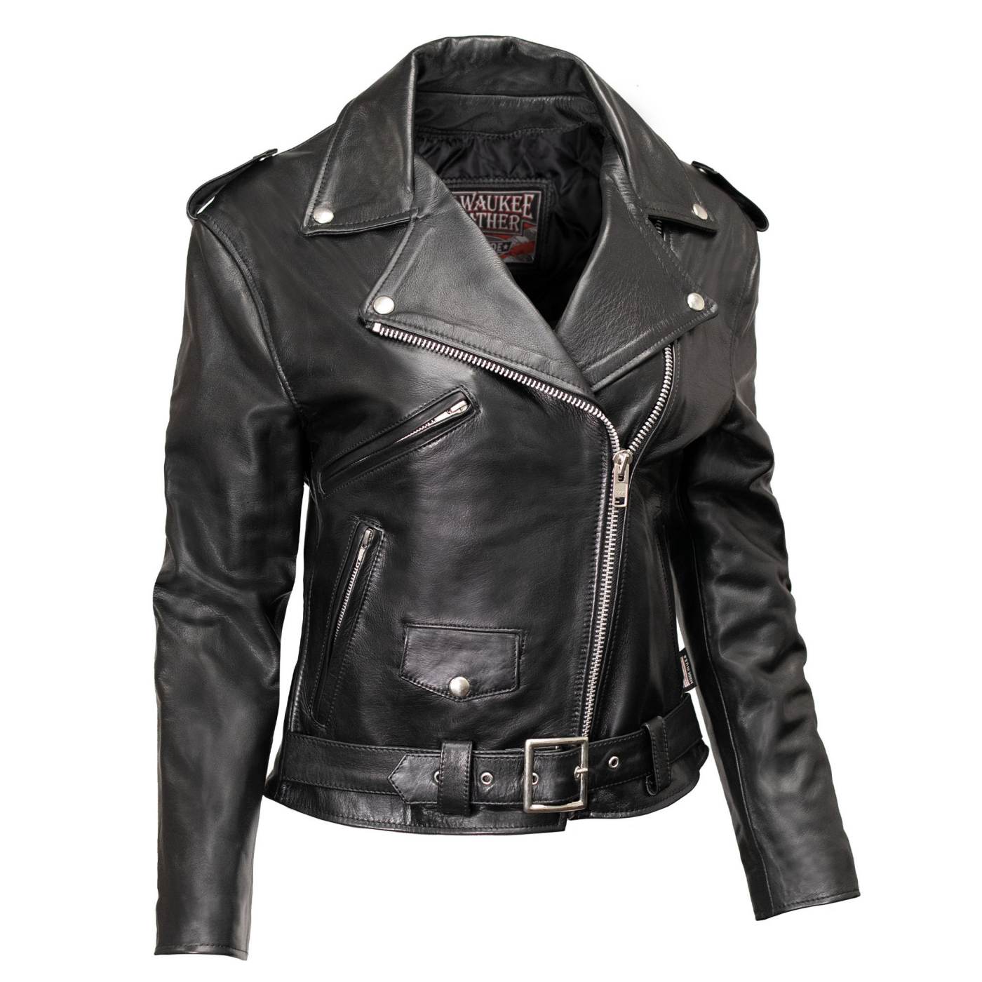 Milwaukee Leather USA MADE MLJKL5004 Women's Black The Flaunt
