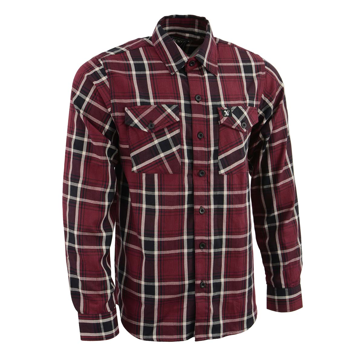 red and black plaid dress shirt Vermont Flannel