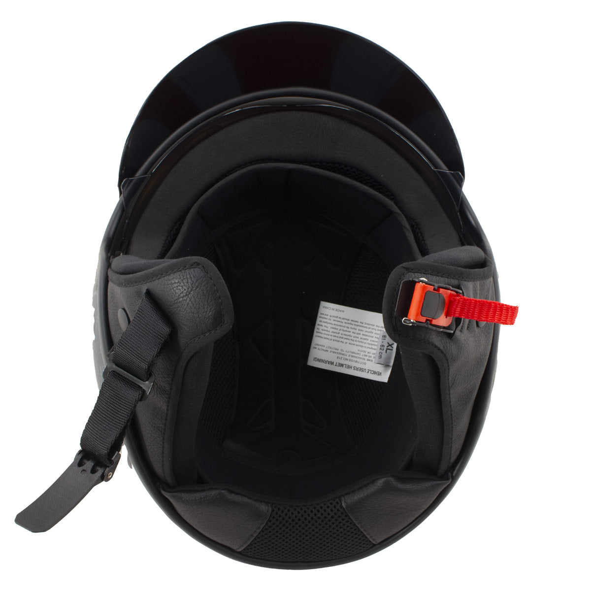 Milwaukee Helmets MPH9701DOT Maverick 3/4 Open Face Stars and Stripes Motorcycle Biker DOT Helmet