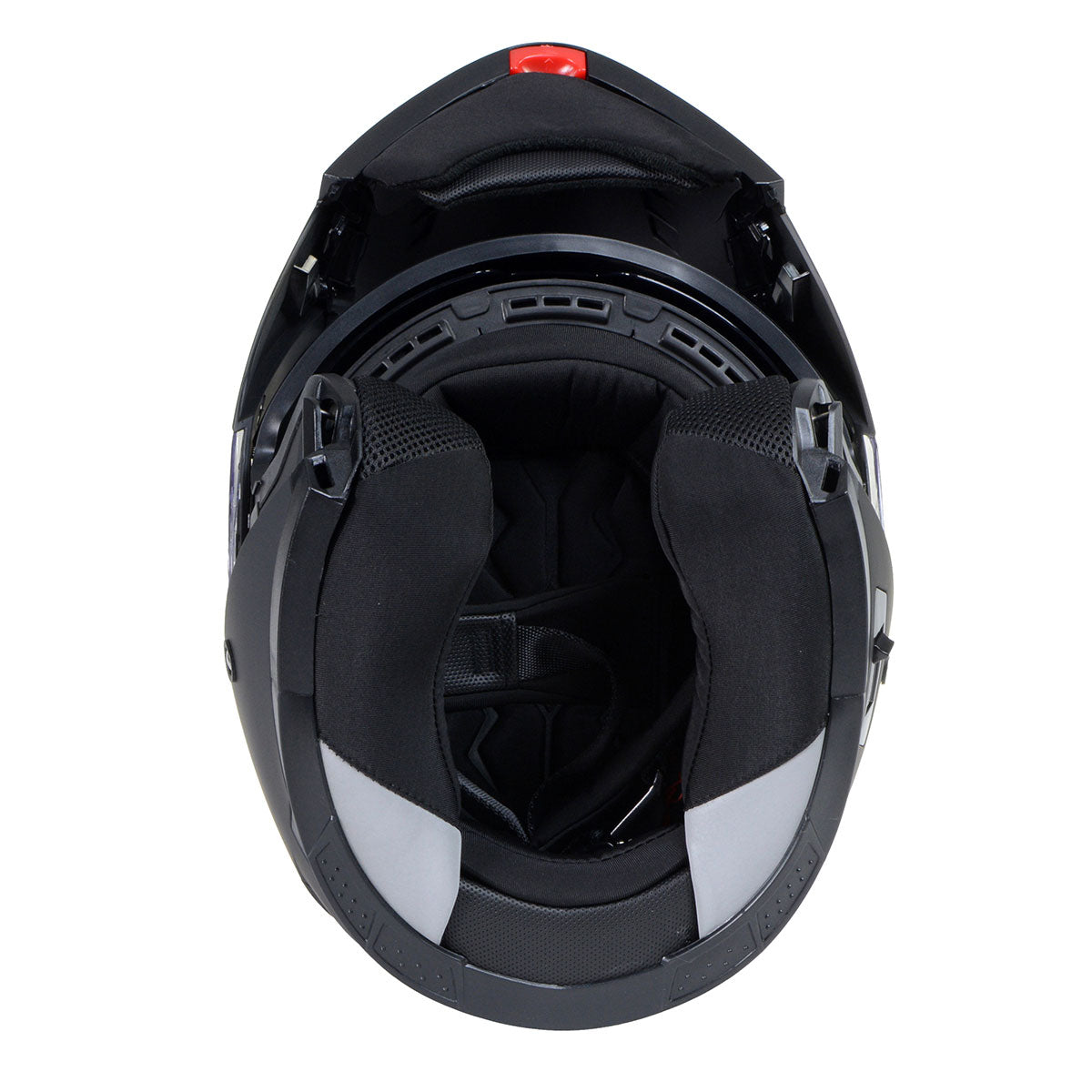 Milwaukee Helmets Breeze Flat Black Advanced Motorcycle Modular Helmet w/ Drop Down Visor DOT Approved MPH9814DOT