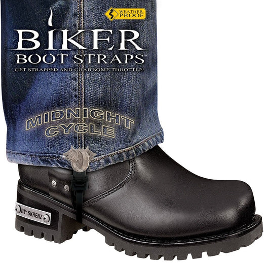 BBS/MD6 Weather Proof- Boot Straps- Midnight Cycle- 6 Inch