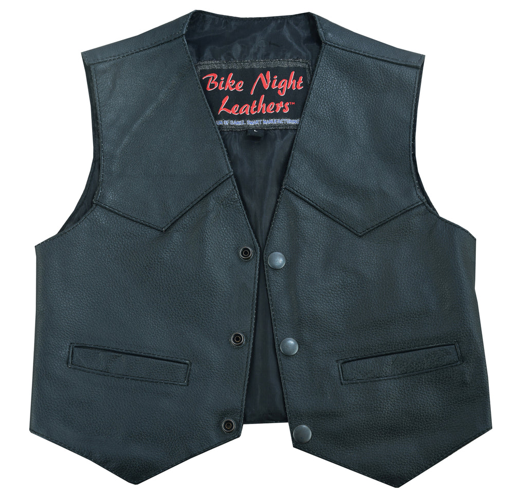 DS1744 Toddler Traditional Style Plain Side Vest