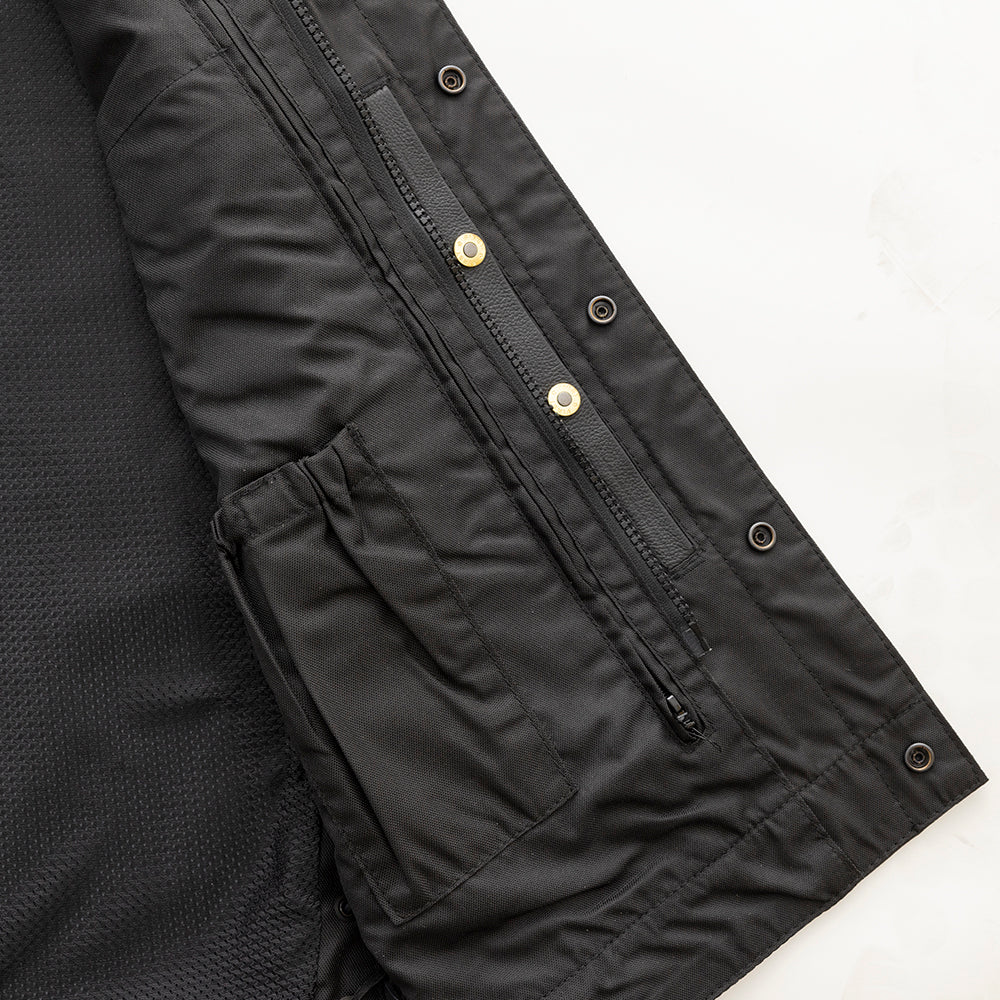 Sniper Men's Motorcycle Leather Vest Men's Leather Vest First Manufacturing Company