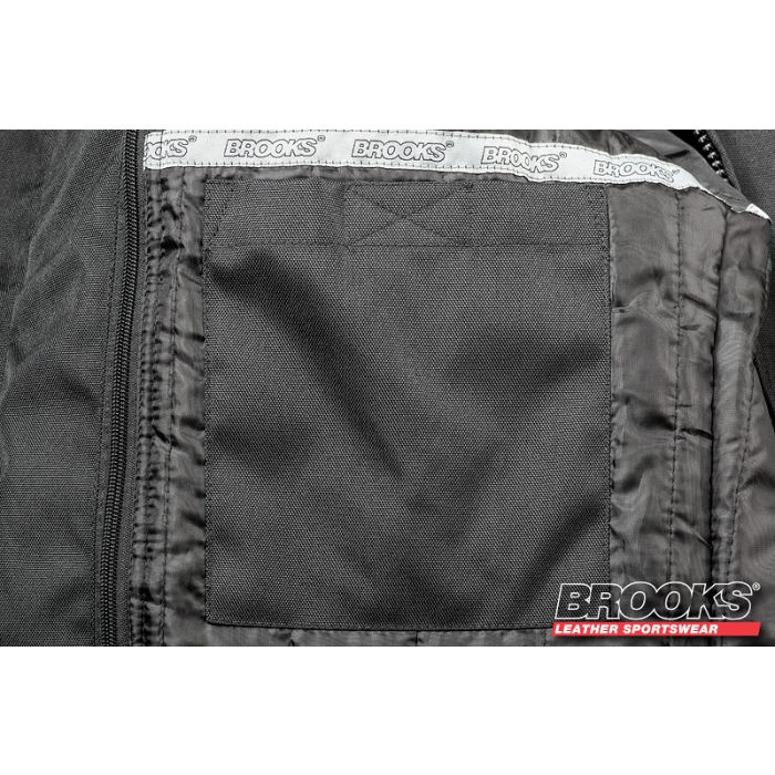 Brook's Sportswear Men's Black Textile Jacket
