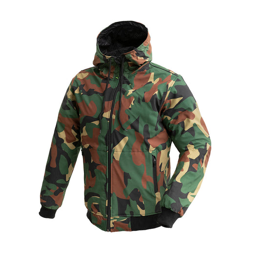 Reign Men's Breathable Rain Jacket with Armor Men's Rain Jacket First Manufacturing Company Green Camo S 