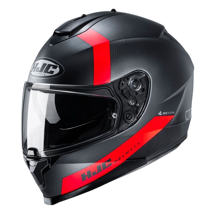 c70 hjc helmet HJC C70 Eura Red Full Face Helmet