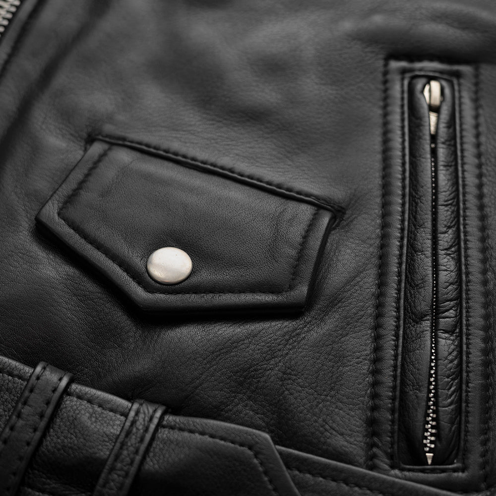 Lesley - Women's Motorcycle Leather Jacket - BHBR Women's Leather Jacket BH&BR COLLAB   