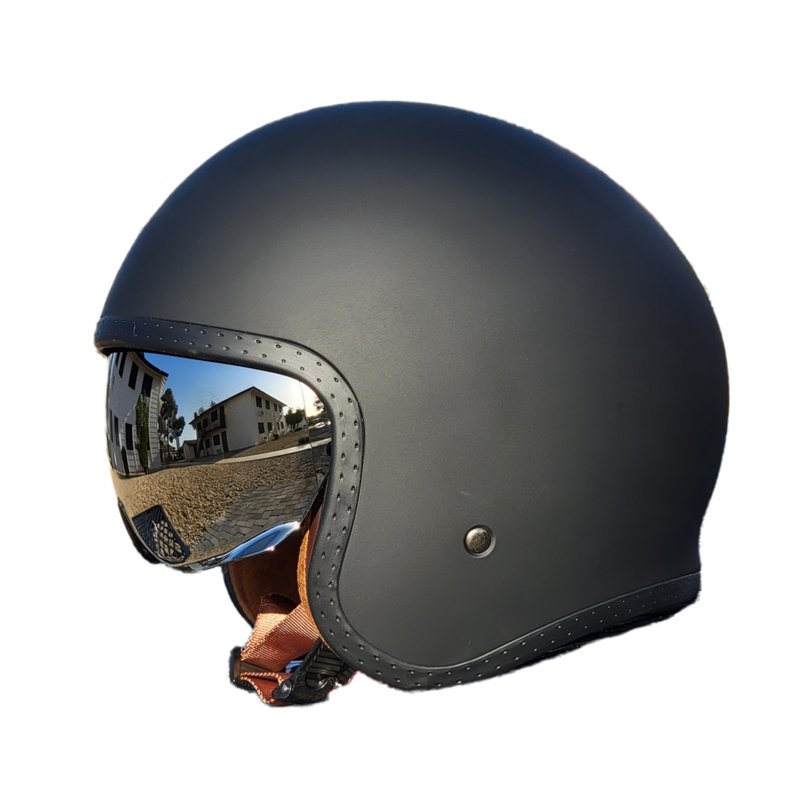VEGA V-8 Retro Matte 3-4 Helmet - Available In-Store Only