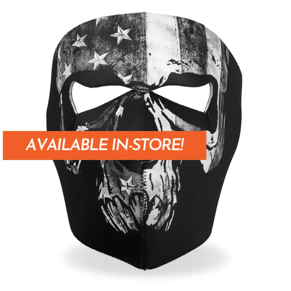Full Face Neoprene Face Mask - Hockey - Motorcycle Mask - FMT21-HI