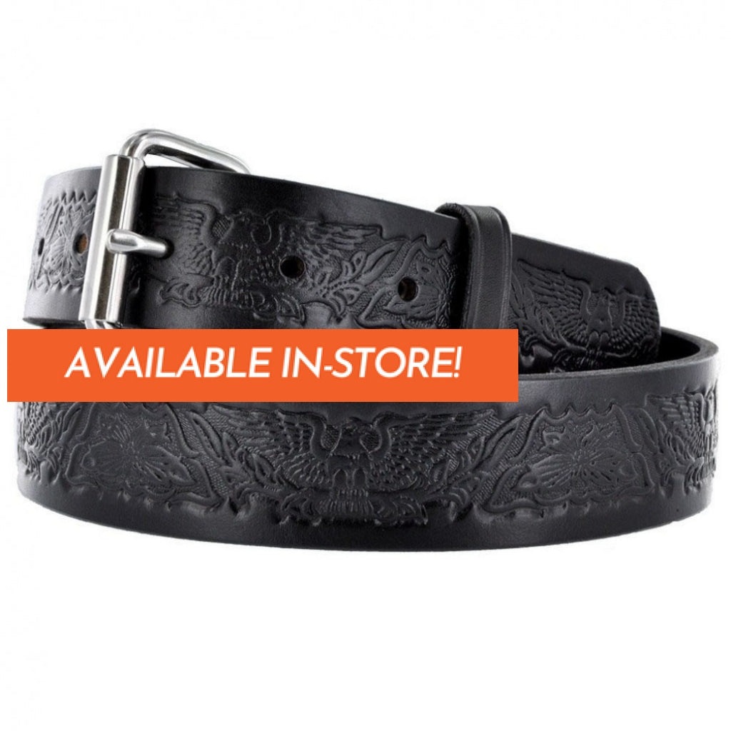 PB535 P&B Harness Eagle Print 1 1/2" Wide Belt 62 PB535 P&B Harness Eagle Print 1 1/2" Wide Belt 62