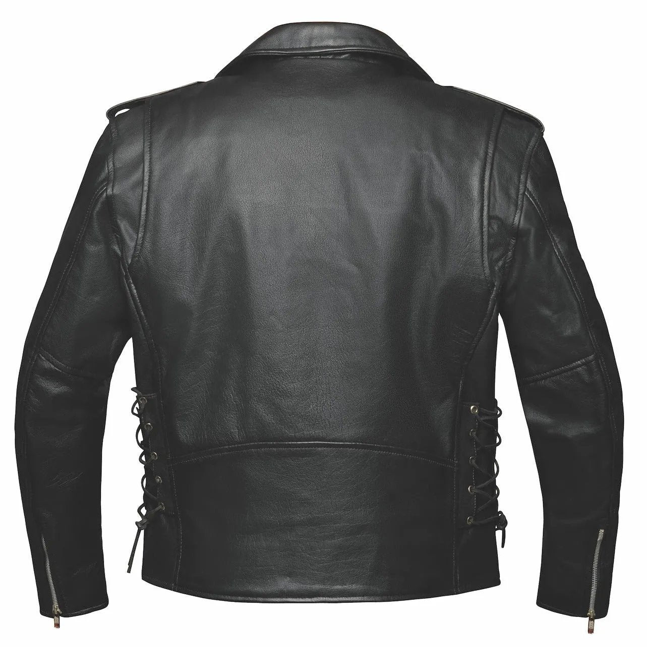 Ozzy - Mens Motorcycle Biker Leather Jacket