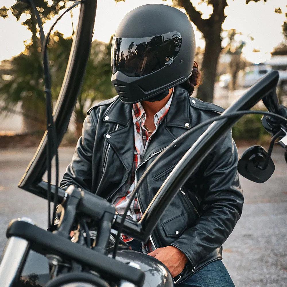 Vanguard - Mens Classic M.C. Leather Jacket