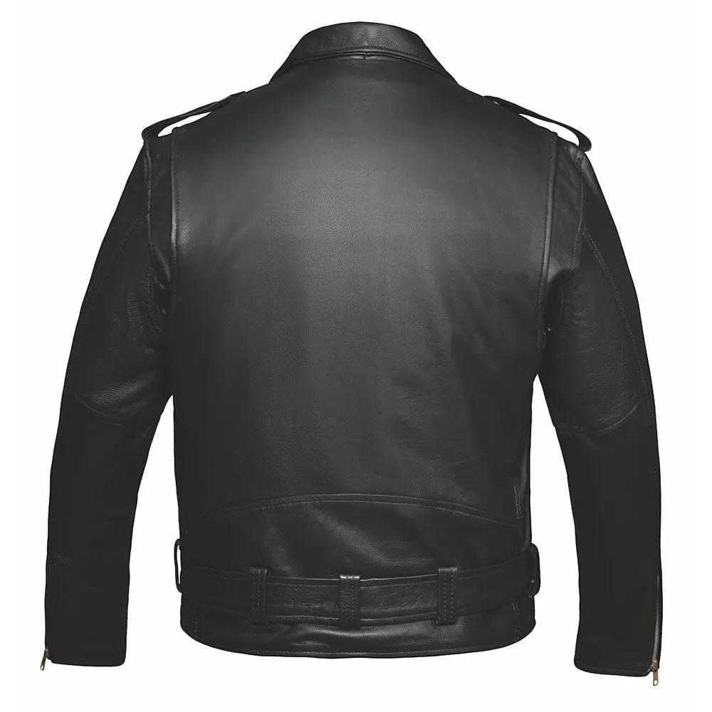 Vanguard - Mens Classic M.C. Leather Jacket