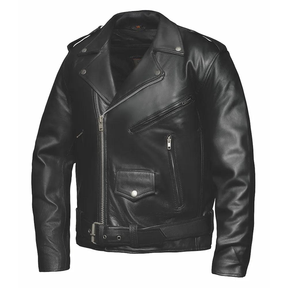 Vanguard - Mens Classic M.C. Leather Jacket