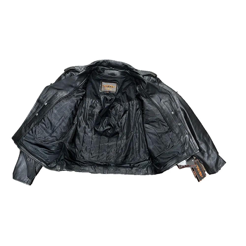Vanguard - Mens Classic M.C. Leather Jacket