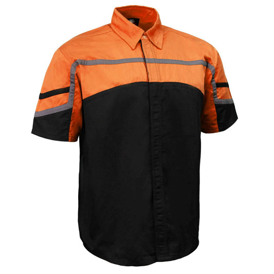 MMCC Men's Torque Shift Polyester Blend Mechanic Shirt - MDM11616