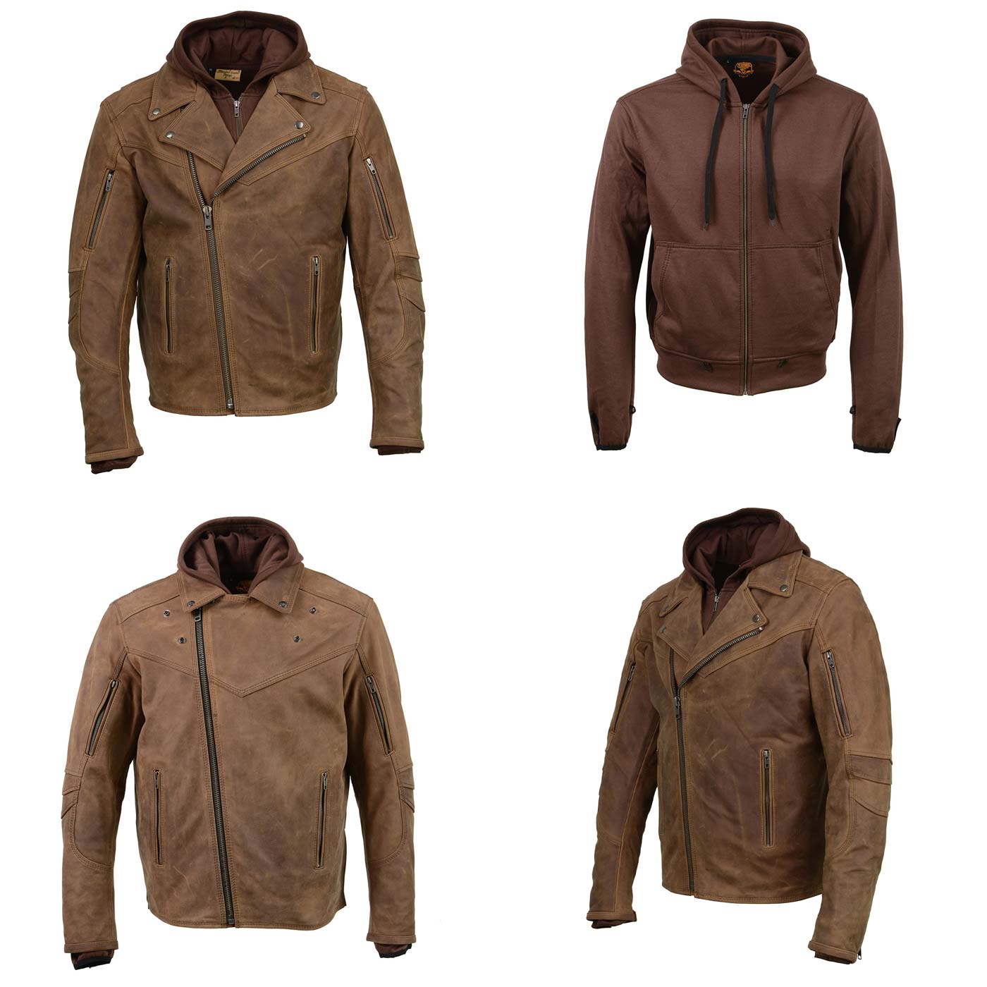 Milwaukee Leather MLM1511 Men's 'Vagabond' Vintage Crazy Horse