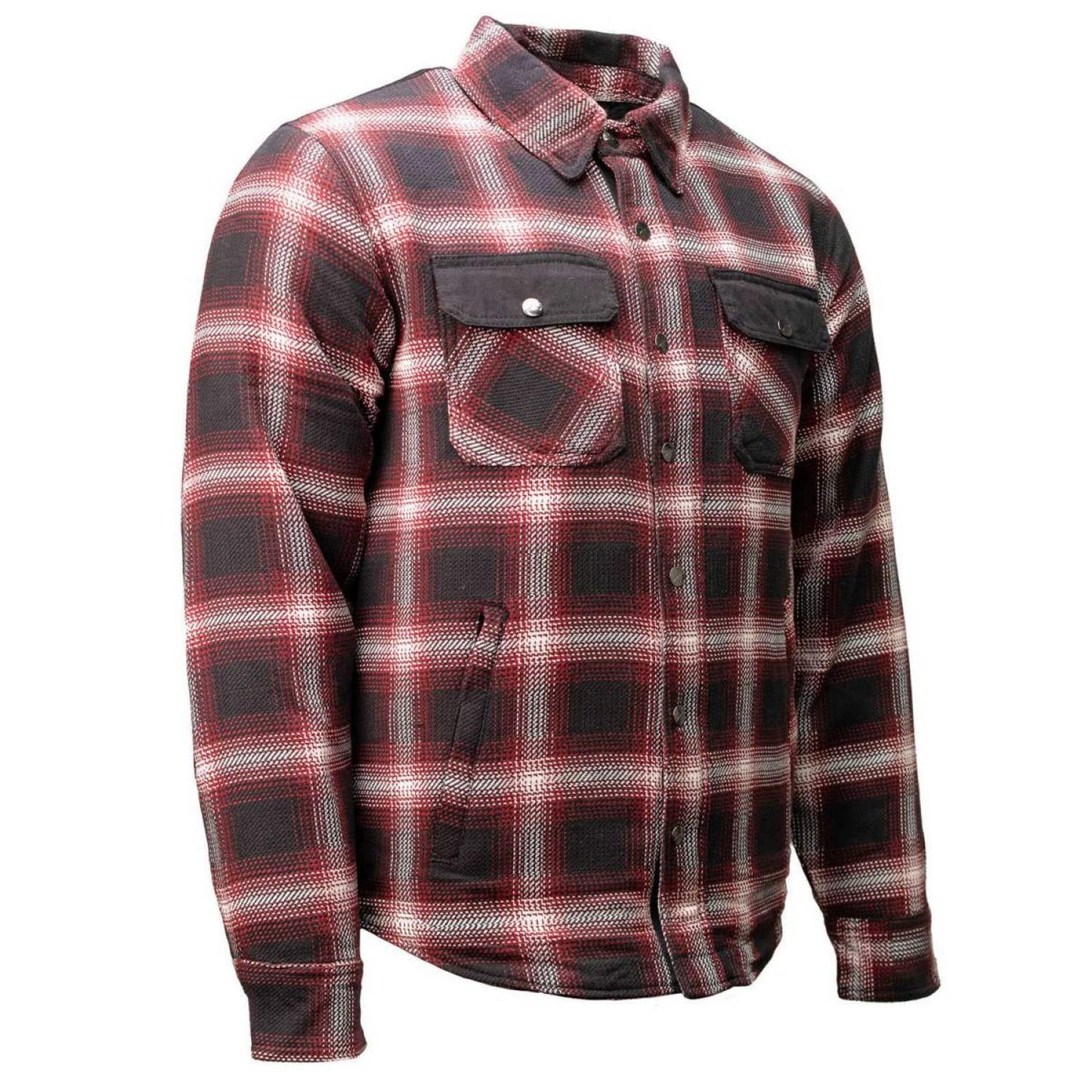 Milwaukee Leather MPM1637 Men's Plaid Mechanic Long Sleeve Flannel Biker Shirt